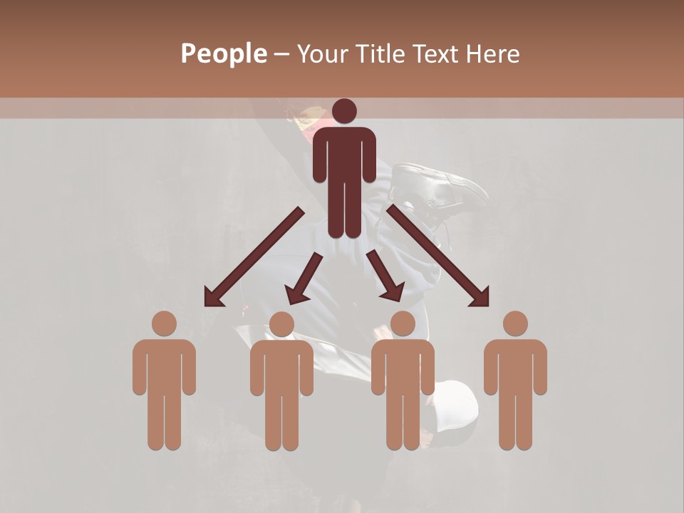 Pose Headstand Moving PowerPoint Template