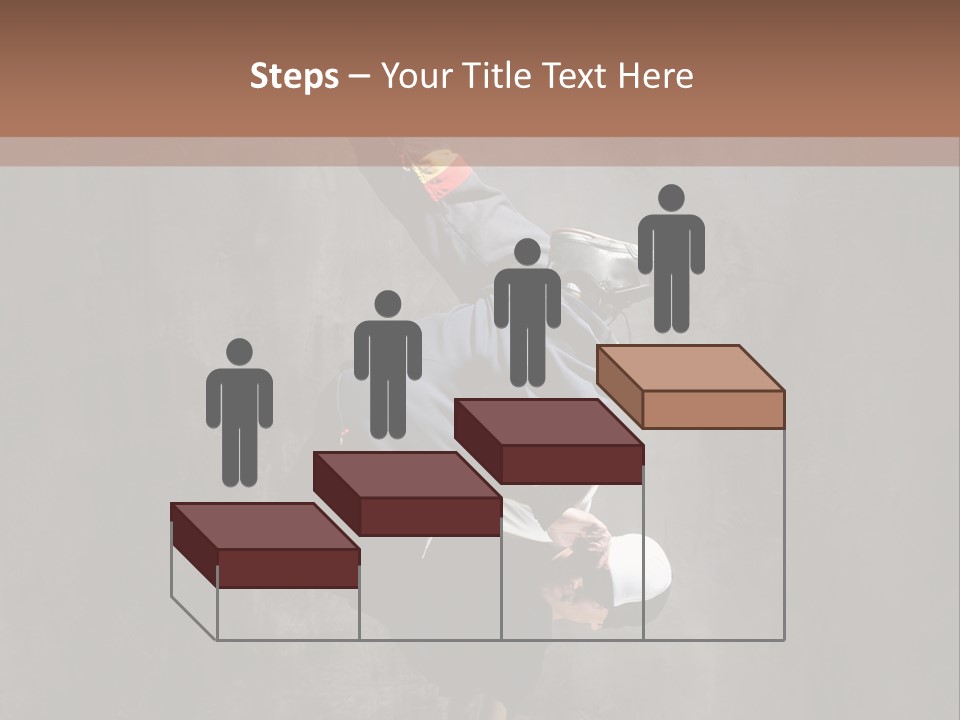 Pose Headstand Moving PowerPoint Template