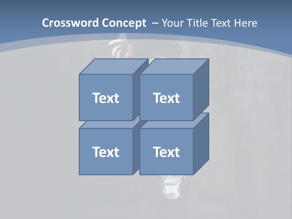 Girl Performer Midair PowerPoint Template