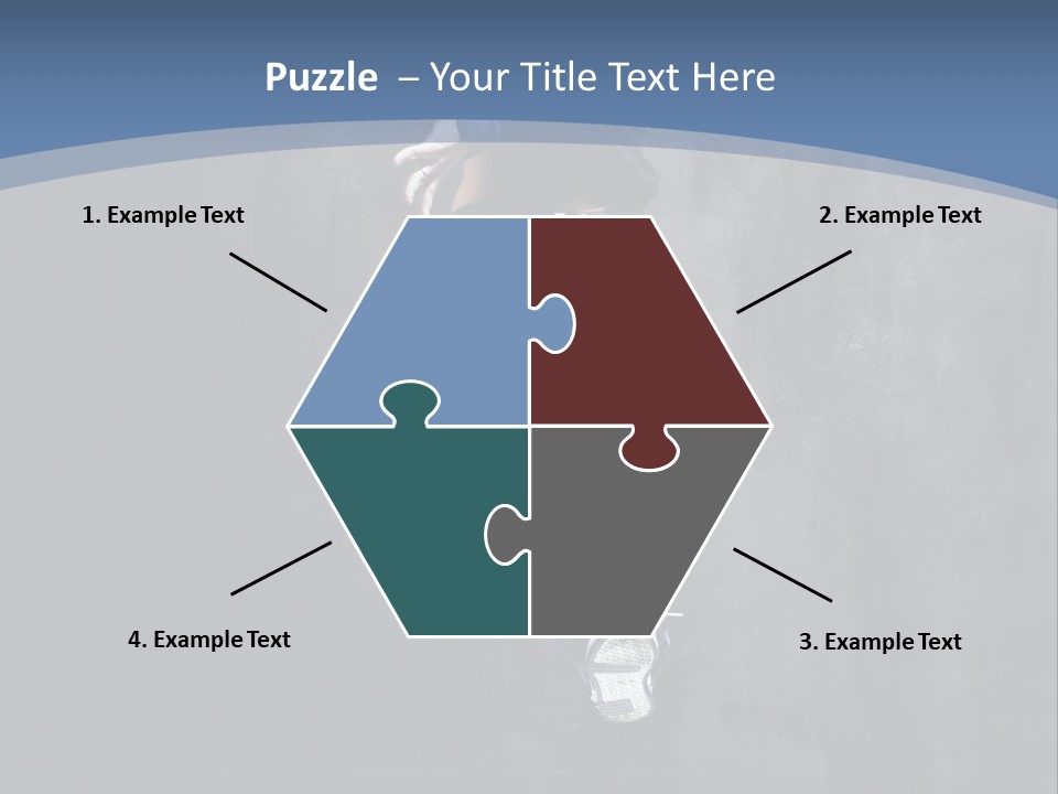 Girl Performer Midair PowerPoint Template