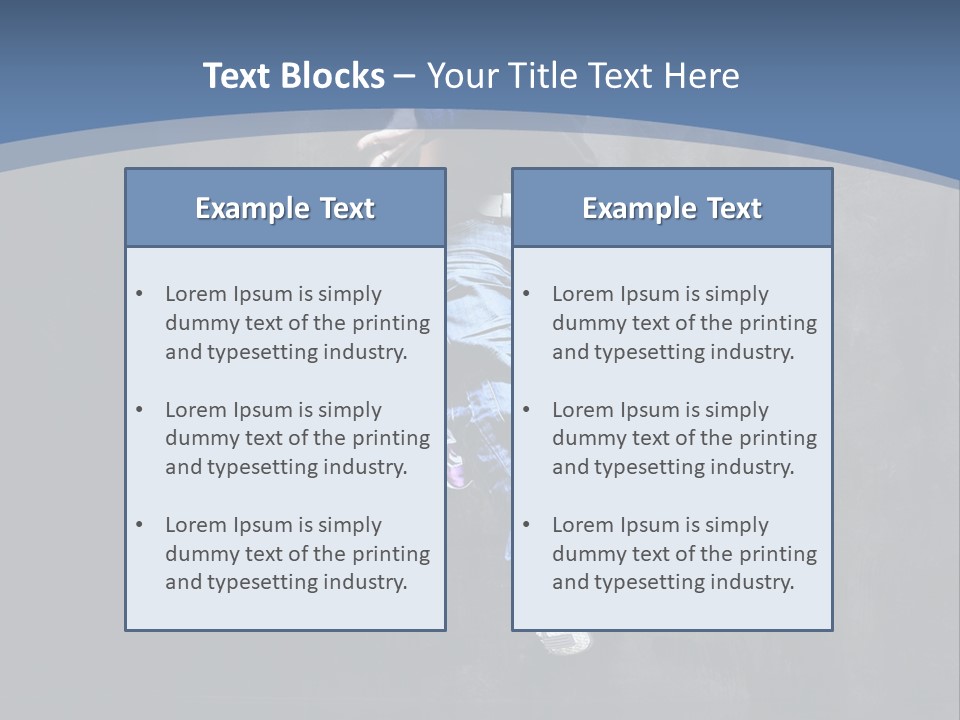 Girl Performer Midair PowerPoint Template