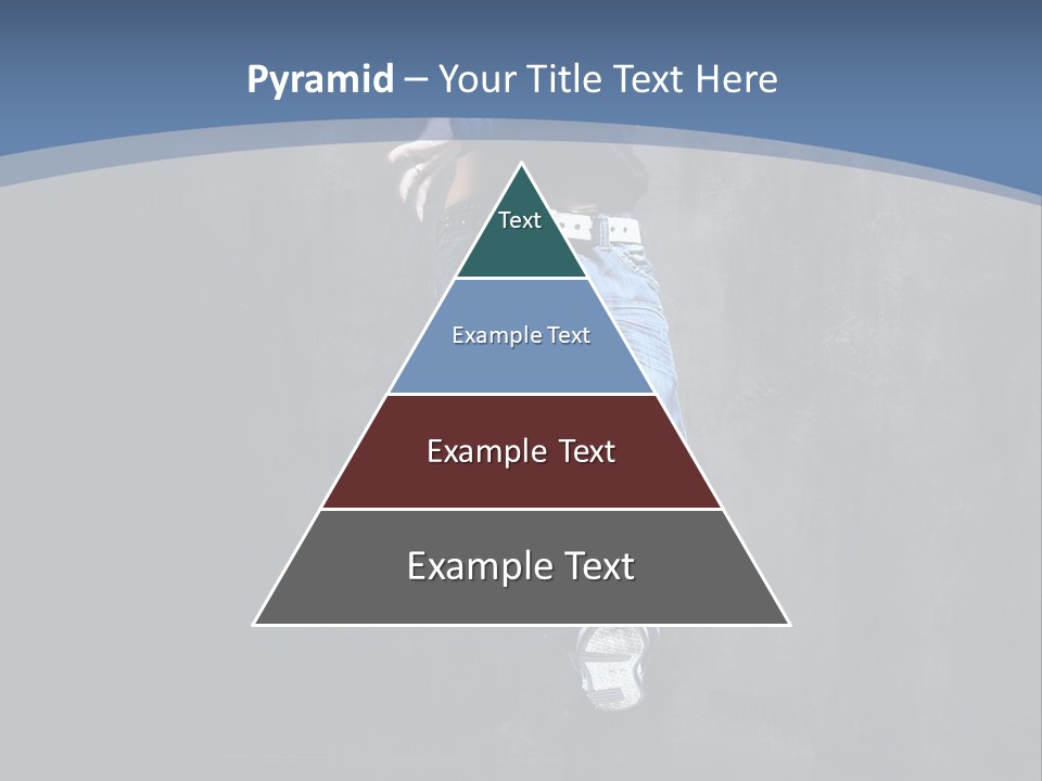 Girl Performer Midair PowerPoint Template