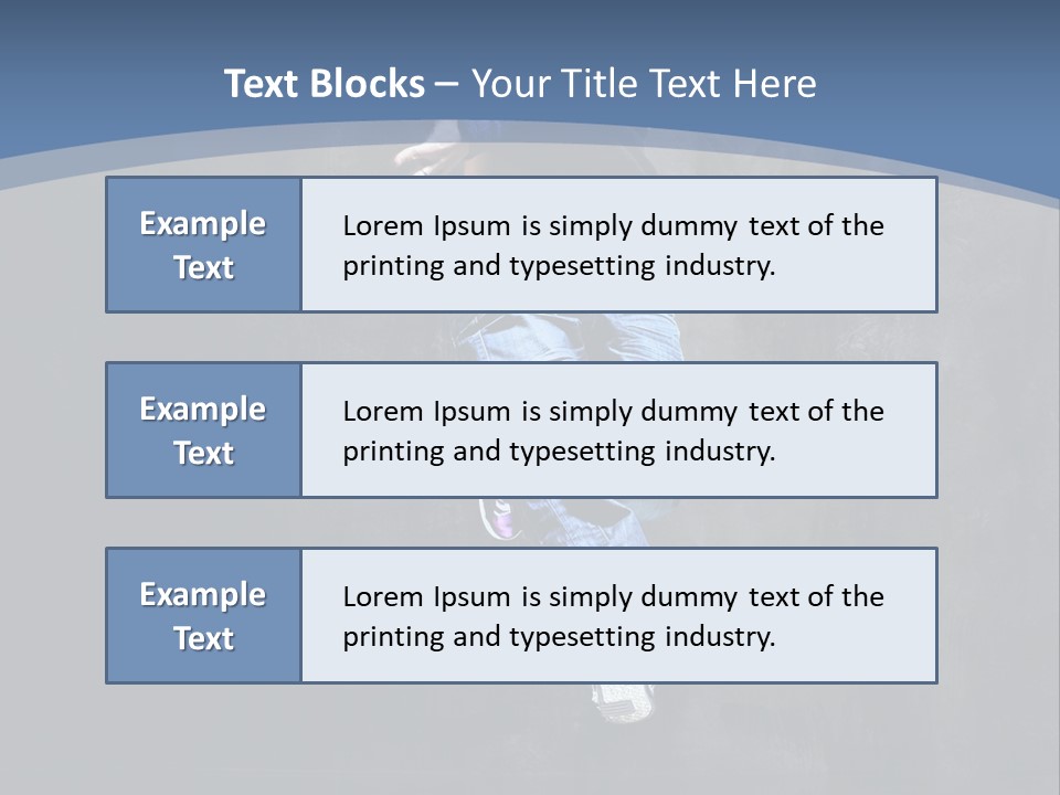 Girl Performer Midair PowerPoint Template