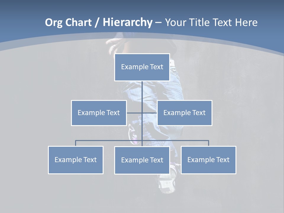 Girl Performer Midair PowerPoint Template