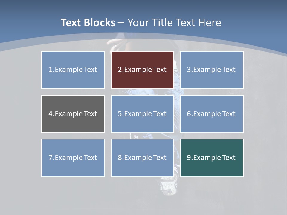 Girl Performer Midair PowerPoint Template