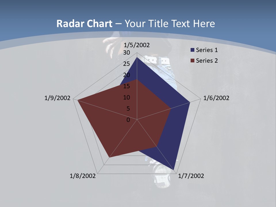 Girl Performer Midair PowerPoint Template