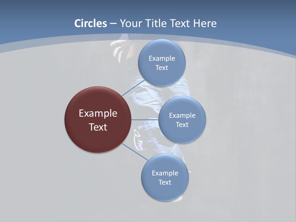 Girl Performer Midair PowerPoint Template