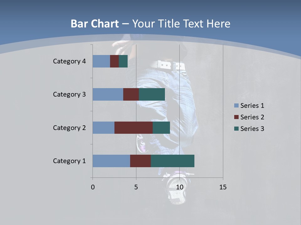 Girl Performer Midair PowerPoint Template