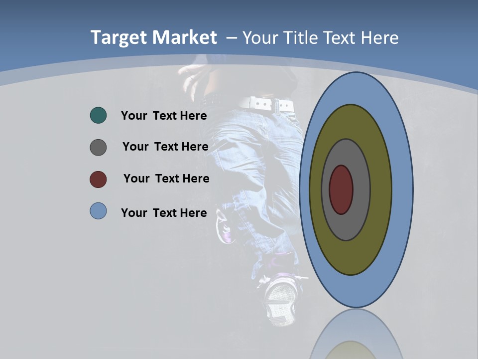 Girl Performer Midair PowerPoint Template