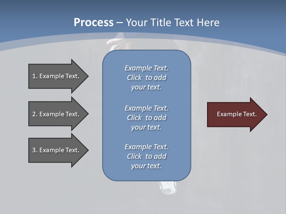 Girl Performer Midair PowerPoint Template