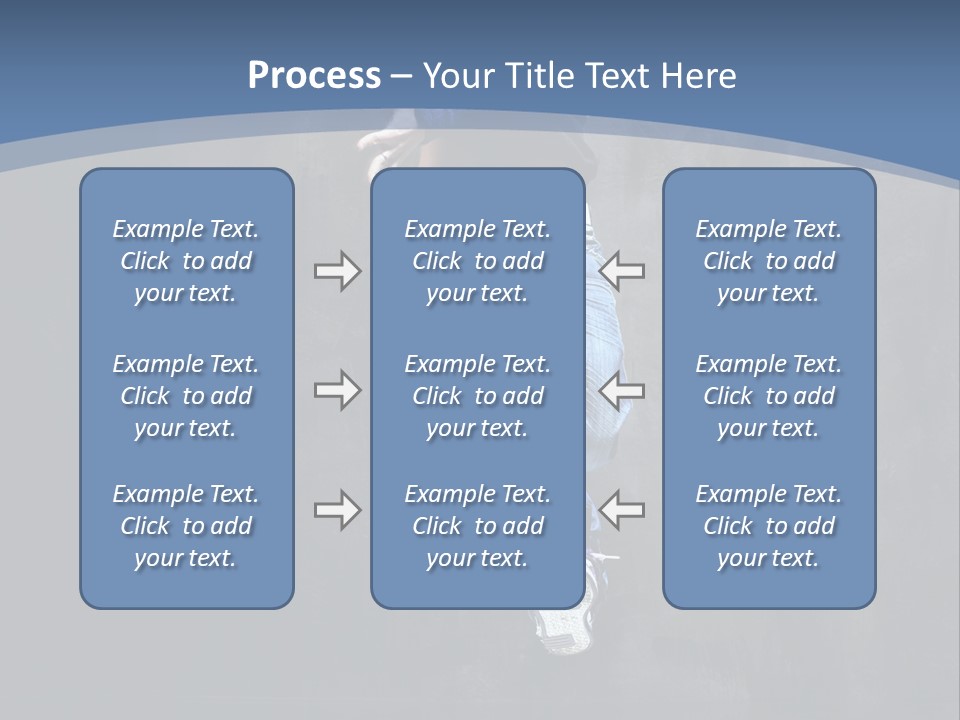 Girl Performer Midair PowerPoint Template