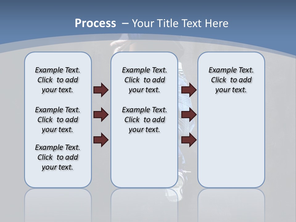 Girl Performer Midair PowerPoint Template