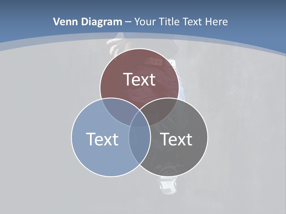 Girl Performer Midair PowerPoint Template