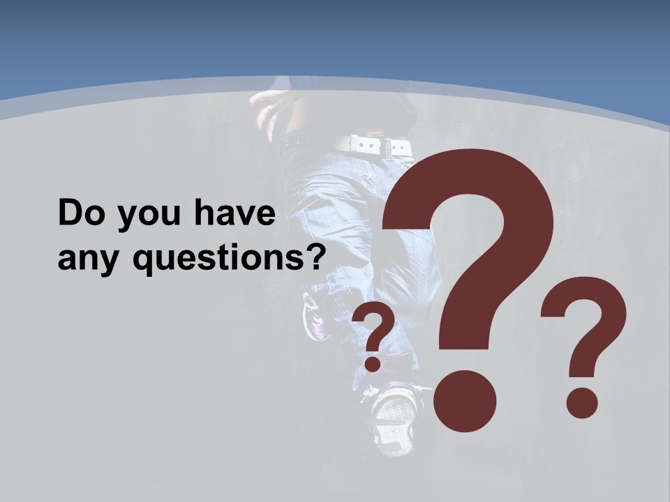 Girl Performer Midair PowerPoint Template