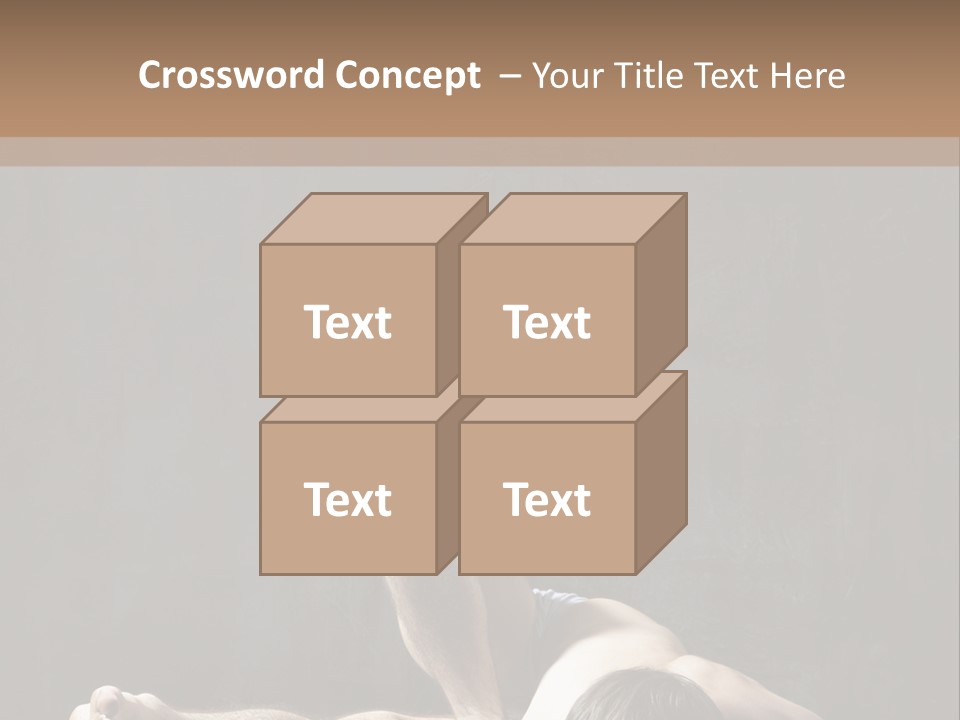 Stretching Practicing Man PowerPoint Template