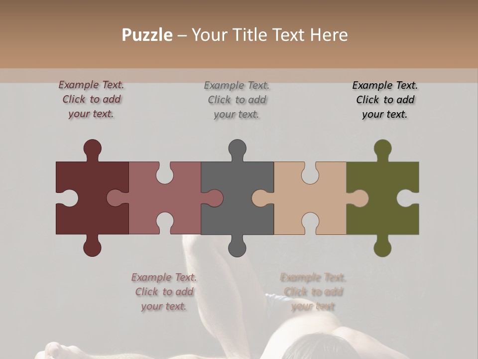 Stretching Practicing Man PowerPoint Template