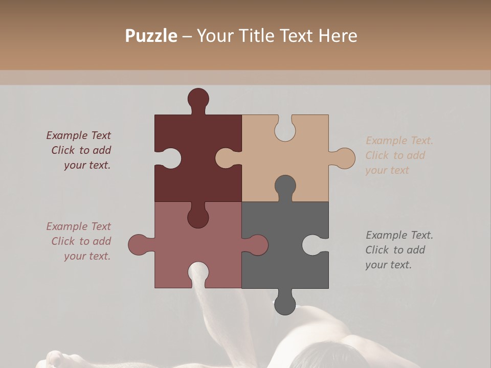 Stretching Practicing Man PowerPoint Template