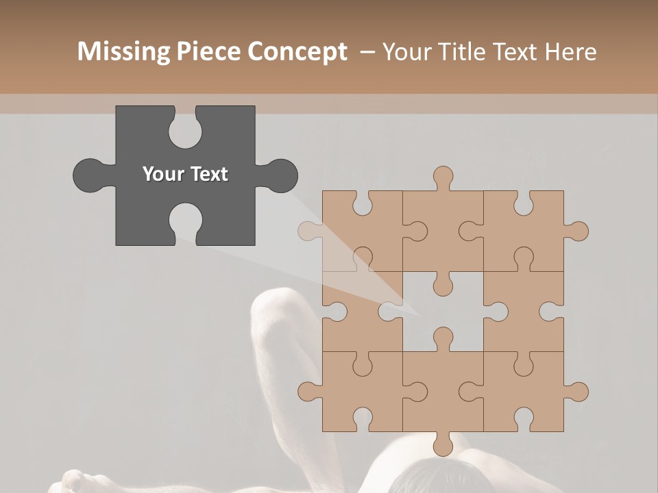 Stretching Practicing Man PowerPoint Template