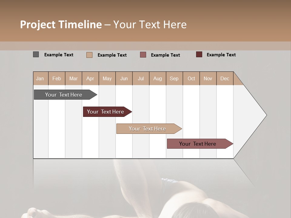 Stretching Practicing Man PowerPoint Template
