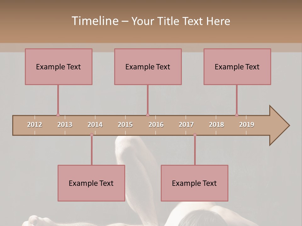 Stretching Practicing Man PowerPoint Template