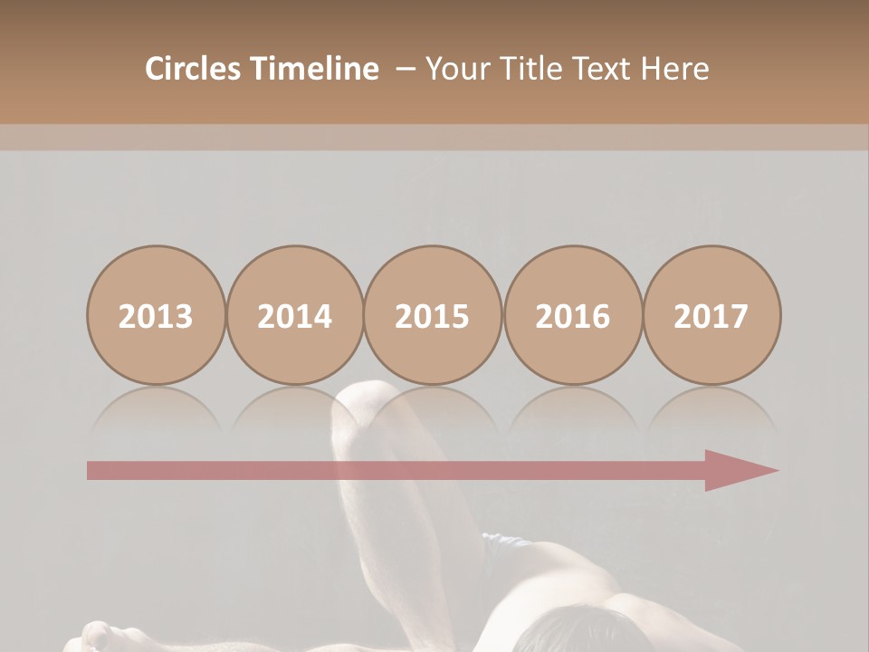 Stretching Practicing Man PowerPoint Template