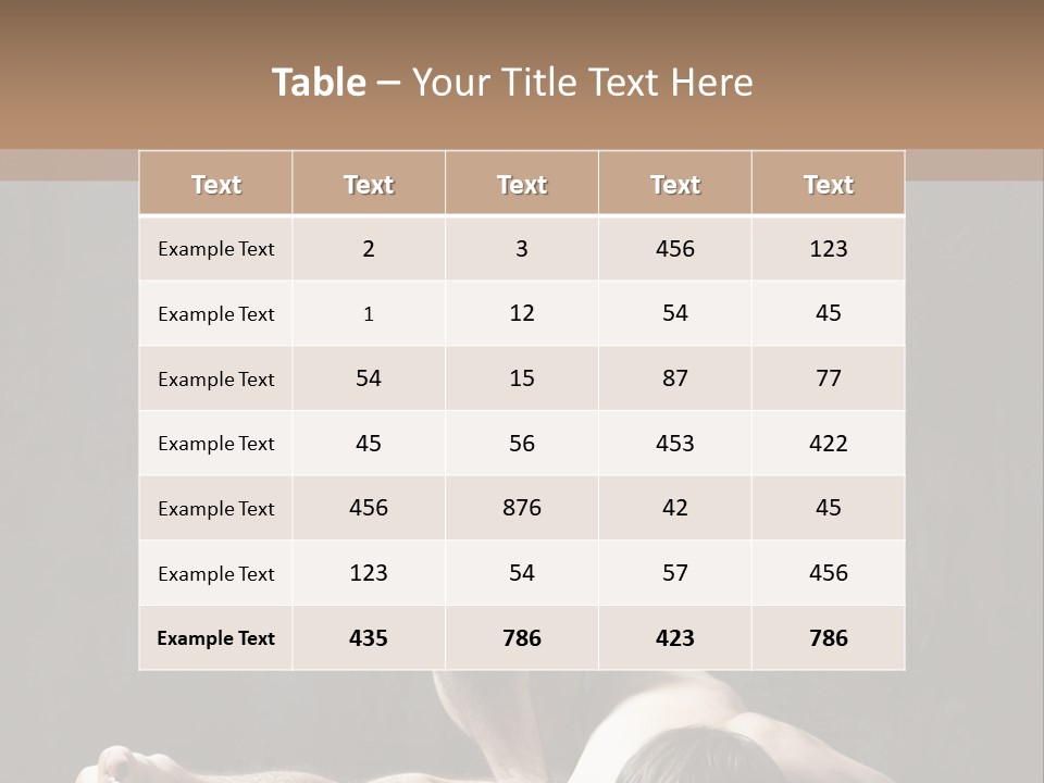 Stretching Practicing Man PowerPoint Template