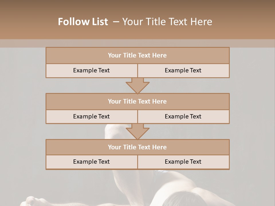 Stretching Practicing Man PowerPoint Template