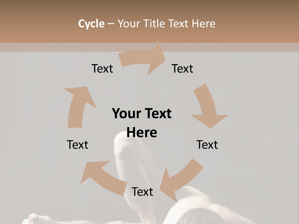 Stretching Practicing Man PowerPoint Template