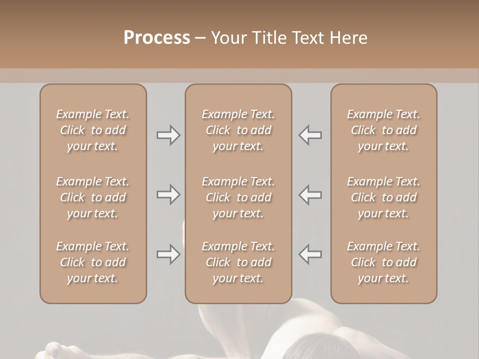 Stretching Practicing Man PowerPoint Template