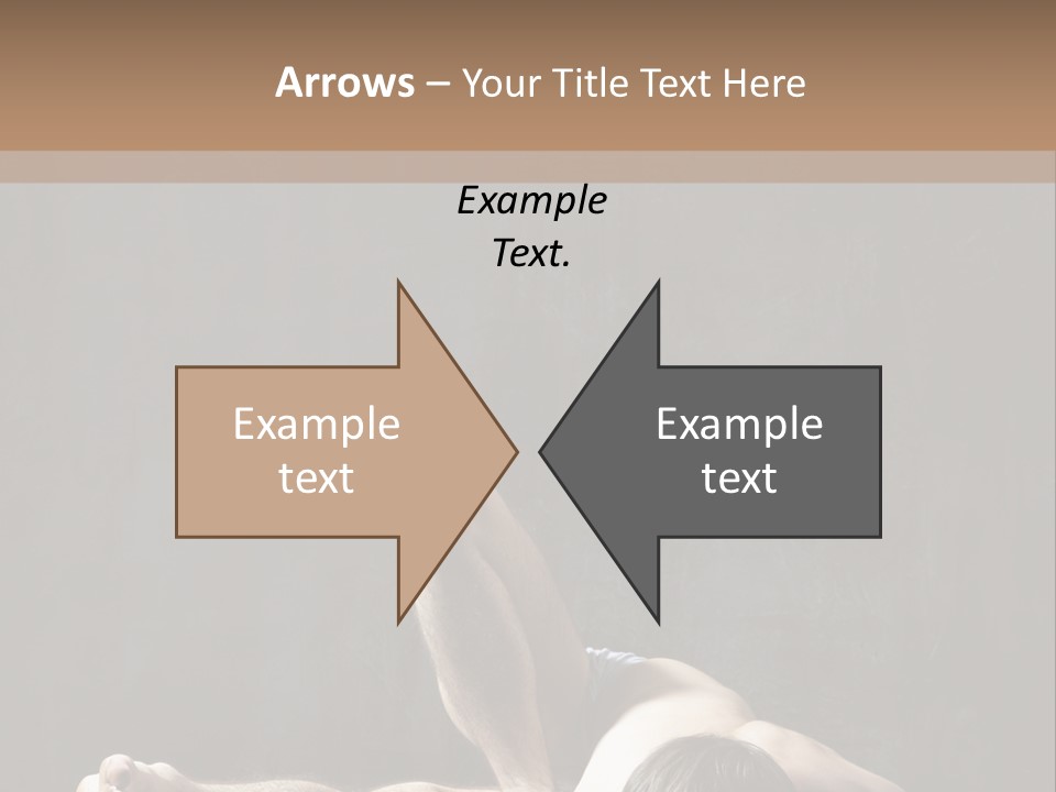 Stretching Practicing Man PowerPoint Template