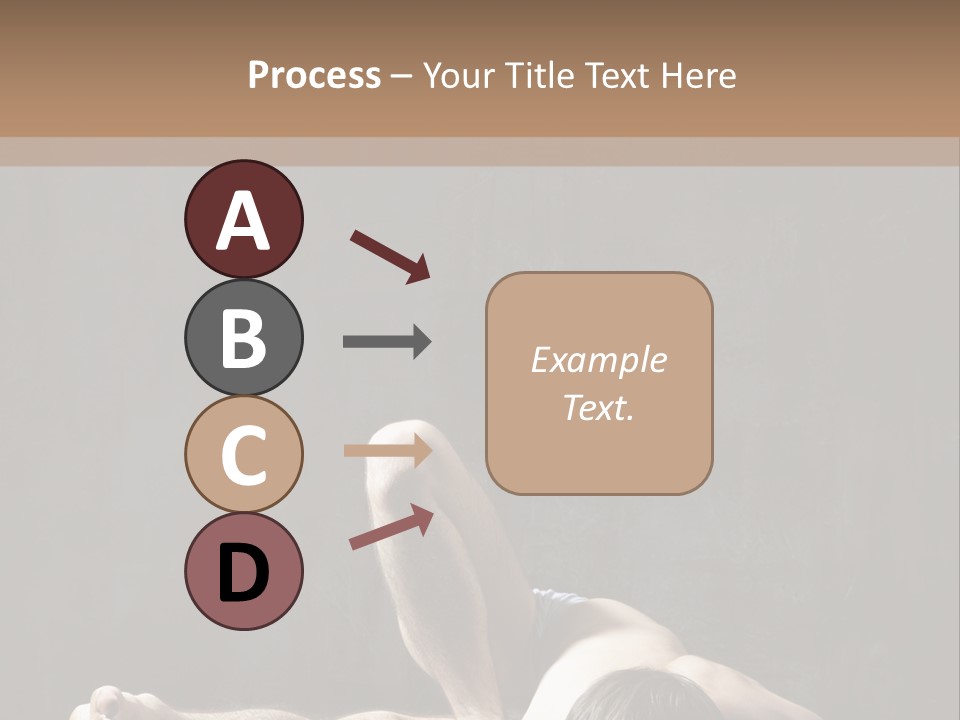 Stretching Practicing Man PowerPoint Template