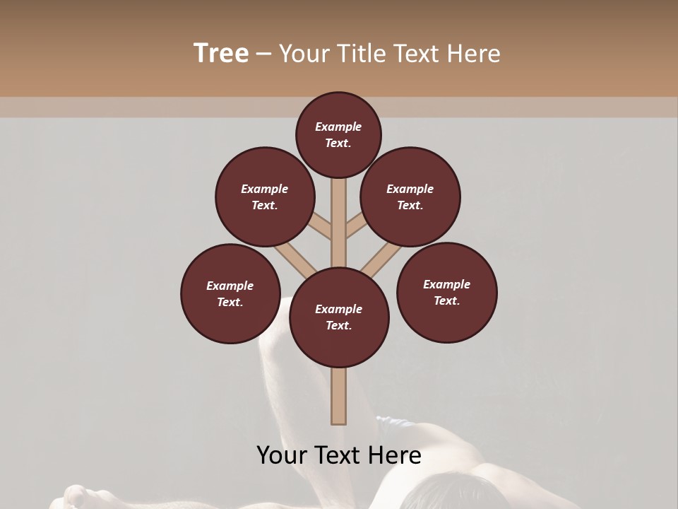 Stretching Practicing Man PowerPoint Template