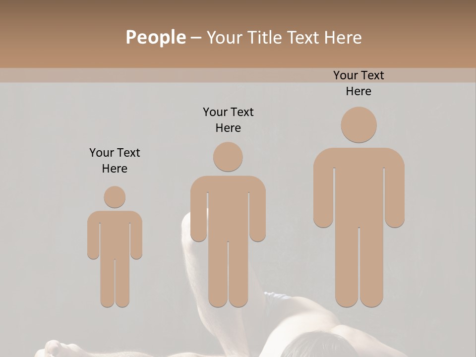 Stretching Practicing Man PowerPoint Template