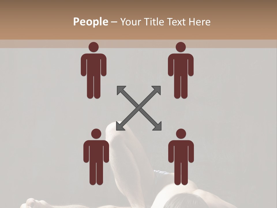 Stretching Practicing Man PowerPoint Template