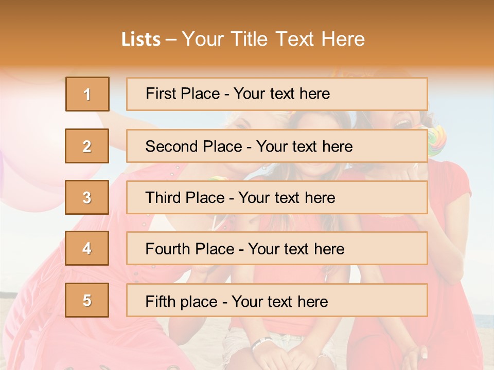 Lifestyle Positive Fun PowerPoint Template
