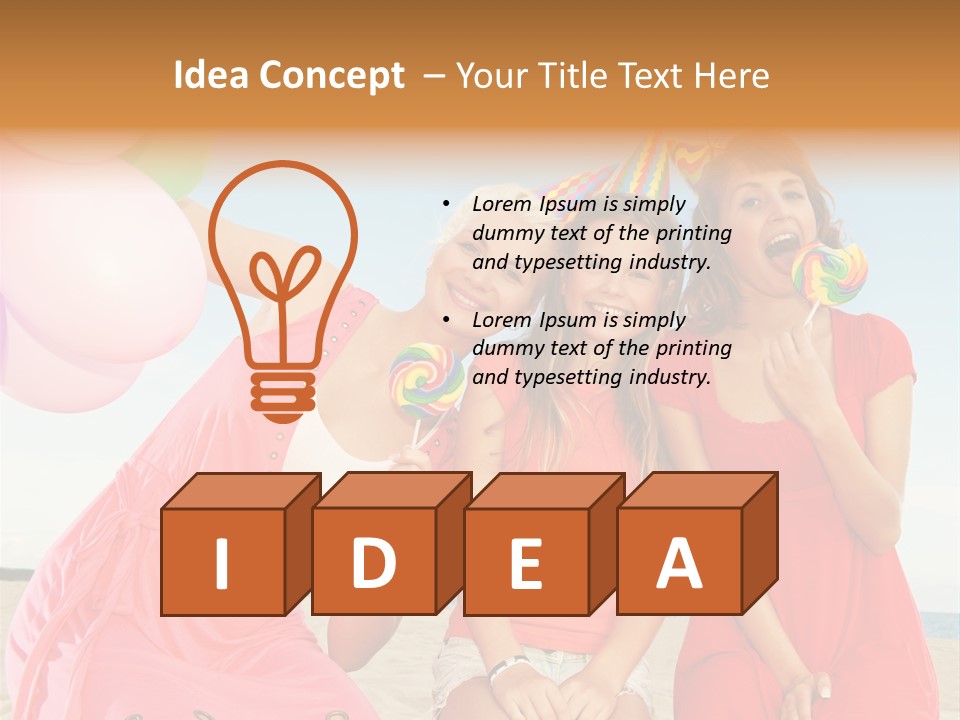 Lifestyle Positive Fun PowerPoint Template