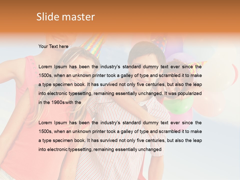 Leisure Joy Day PowerPoint Template