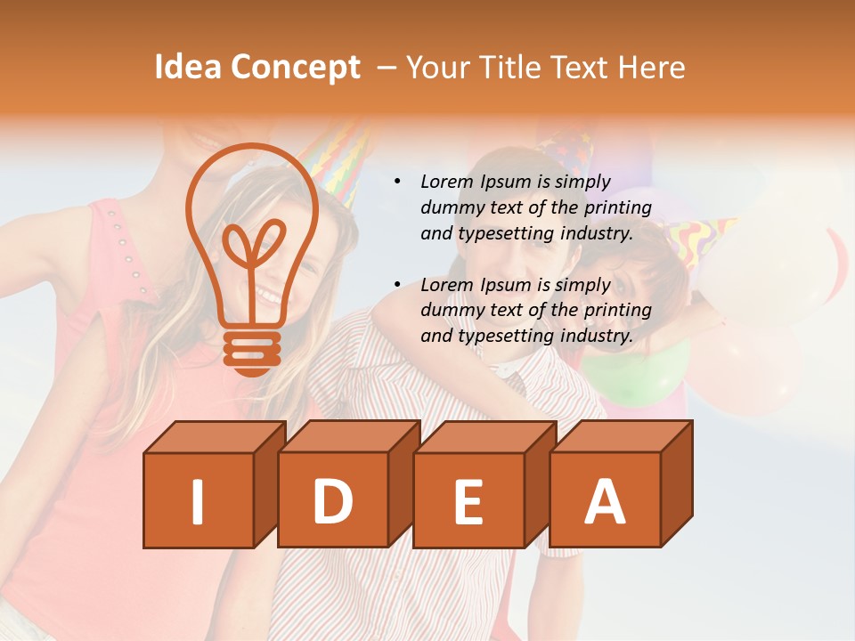 Leisure Joy Day PowerPoint Template