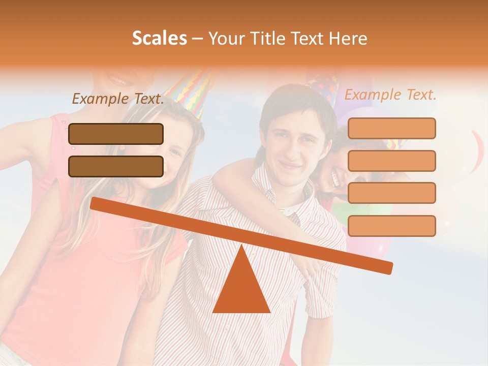 Leisure Joy Day PowerPoint Template