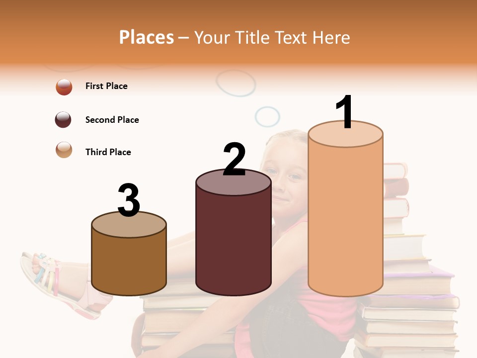 Kid Knowledge Face PowerPoint Template