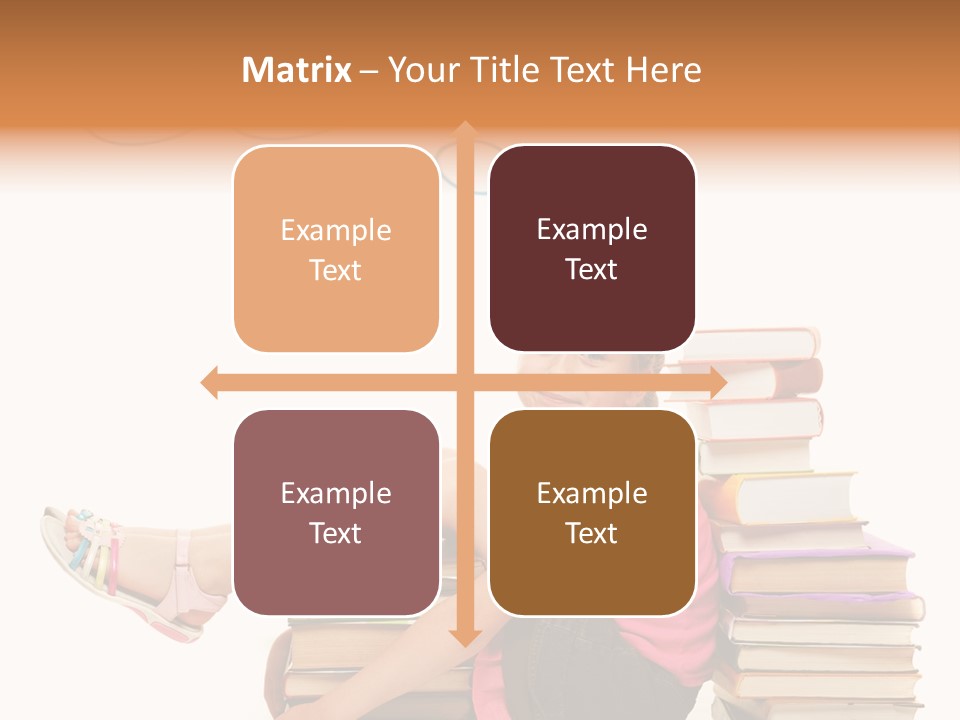 Kid Knowledge Face PowerPoint Template
