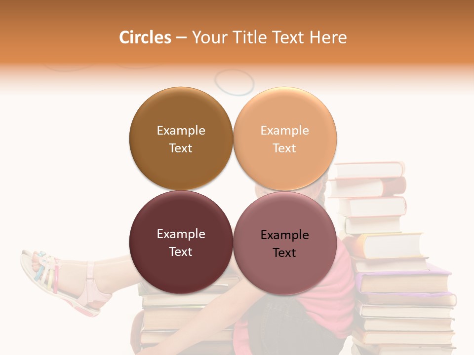 Kid Knowledge Face PowerPoint Template