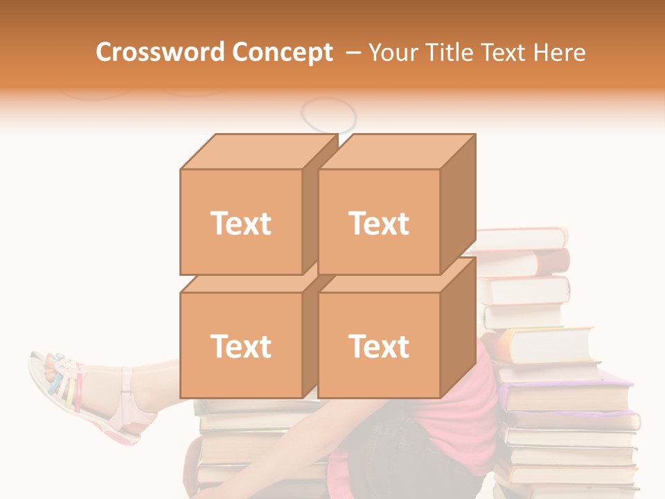 Kid Knowledge Face PowerPoint Template