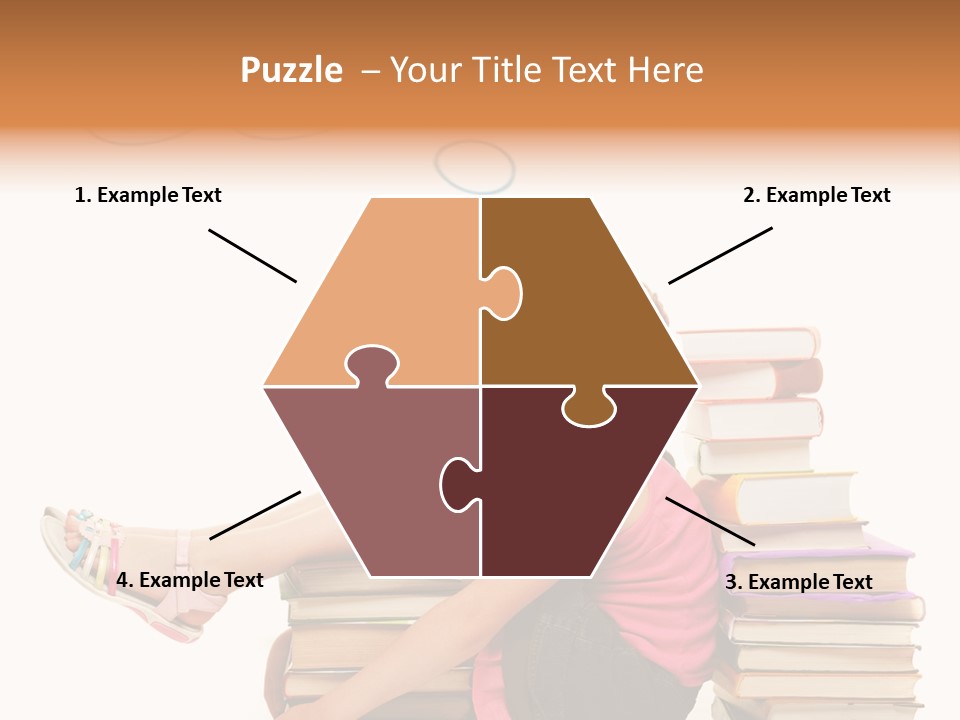 Kid Knowledge Face PowerPoint Template