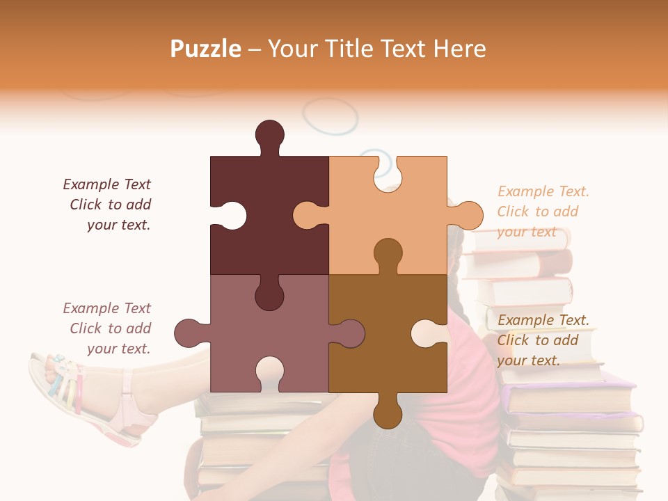 Kid Knowledge Face PowerPoint Template