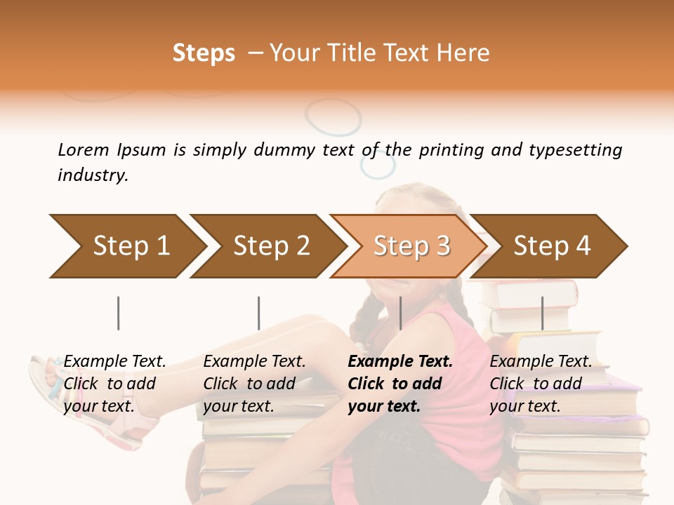 Kid Knowledge Face PowerPoint Template