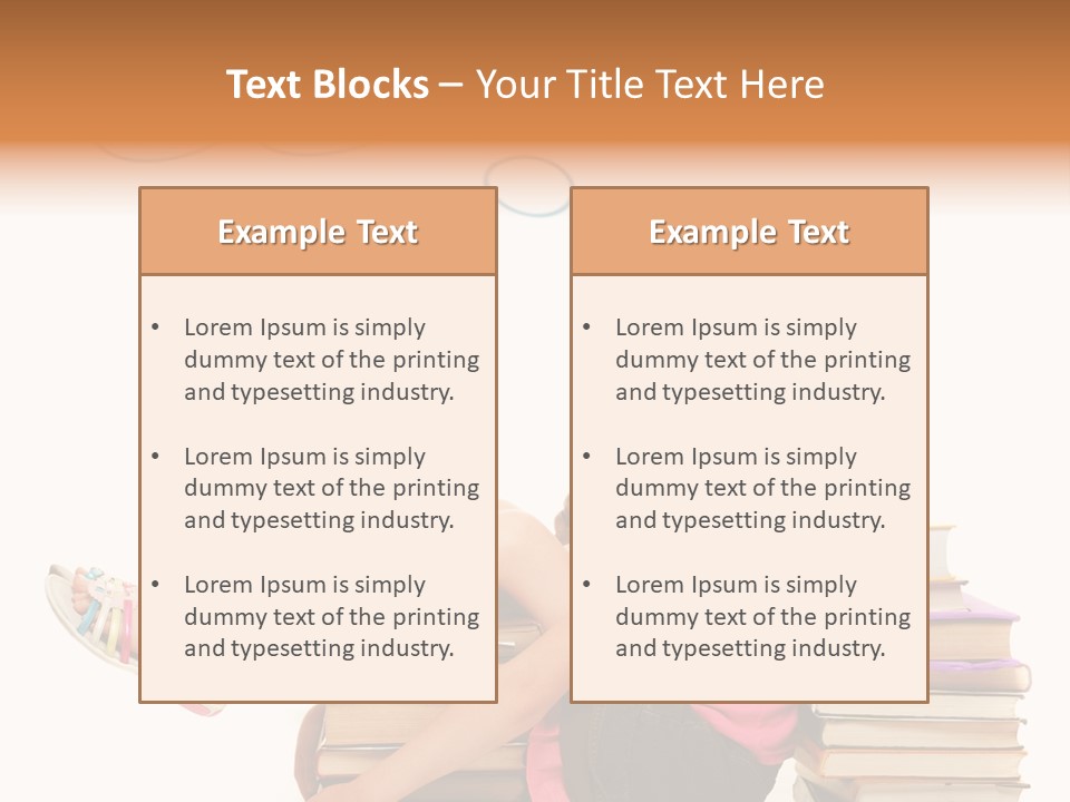 Kid Knowledge Face PowerPoint Template