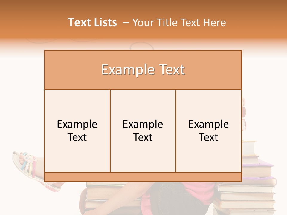 Kid Knowledge Face PowerPoint Template