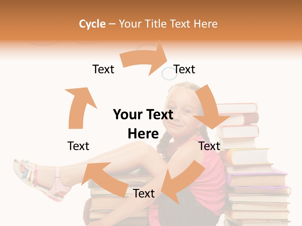 Kid Knowledge Face PowerPoint Template