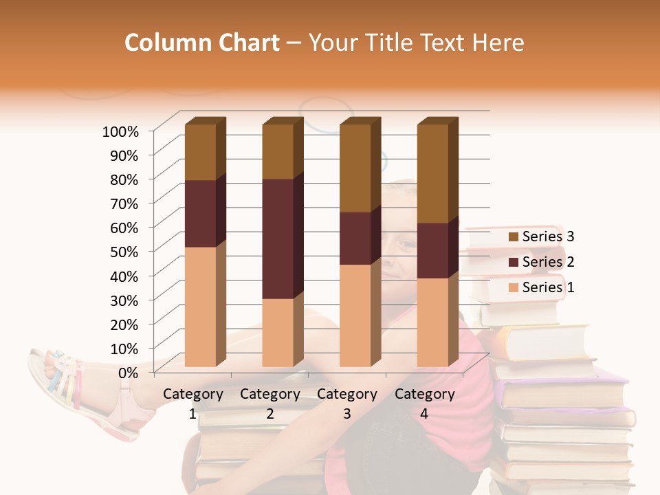 Kid Knowledge Face PowerPoint Template